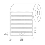 Centurion Blank Labels - DTL2415 - 12 Roll - MDL-DTL2415