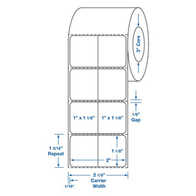 Centurion Cerner Direct Thermal Laboratory Labels DTL249 - 8.0 Roll