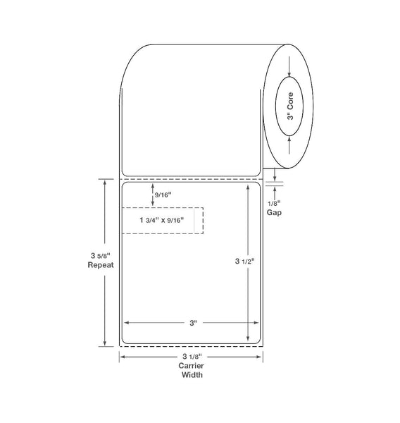 Quattro Rx Label Centurion Centurion Quattro Rx Labels DTL2546PH - 4.0 Roll – RPS MedCare