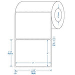 Repacorp DTL269 DT / LT Visible Labels, 4" x 3", 1900 per Roll - MDL-DTL269 - 4 Roll
