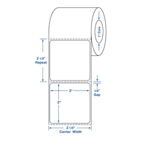 Centurion Freezer Adhesive Direct Thermal Laboratory Labels DTL2752 - 4.0 Roll