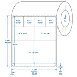 Thermal Labels - DTL282 - 4 Roll - MDL-DTL282