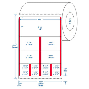 Centurion Centurion SMS Labels DTL2 4.0 Roll-MDL-DTL2