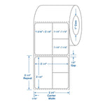 Centurion LIS Specimen Labels with Aliquots DTL3056 - 8.0 Roll