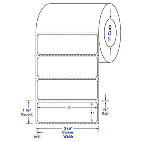 Centurion Centurion Quattro Rx Labels DTL3064PH - 12.0 Roll