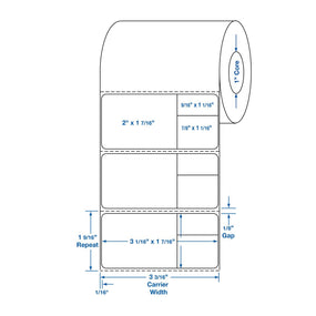 Centurion Centurion White Labels DTL3108 8.0 Roll-MDL-DTL3108
