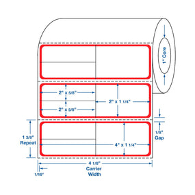 Centurion Meditech Direct Thermal Laboratory Labels DTL310R - 12.0 Roll