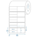 Centurion Blank Labels - DTL3235 - 2 Roll - MDL-DTL3235