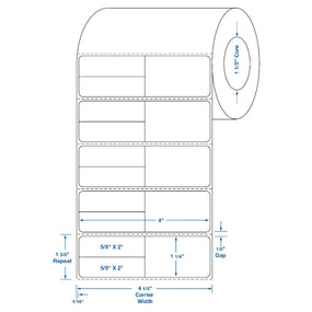 Centurion Blank Labels - DTL3235 - 2 Roll - MDL-DTL3235