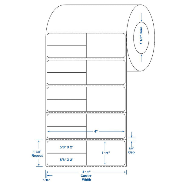 Centurion Blank Labels - DTL3235 - 2 Roll - MDL-DTL3235