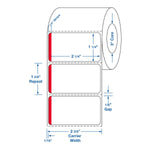 Centurion Freezer Adhesive Direct Thermal Laboratory Labels DTL3325RS - 6.0 Roll