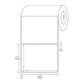 Centurion Centurion Quattro Rx Labels DTL3425PH - 8.0 Roll