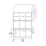 Medline Custom Labels - DTL3428A - 4 Roll - MDL-DTL3428A