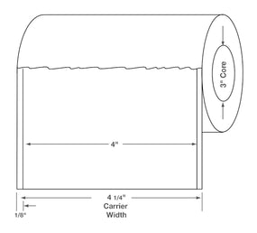 Centurion Centurion Quattro Rx Labels DTL3454PH - 4.0 Roll