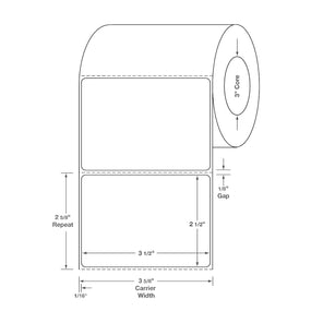 Centurion Centurion Quattro Rx Labels DTL3462PH - 4.0 Roll