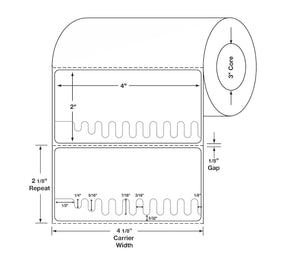 Centurion Centurion Self Shred Plus Labels DTL3542 - 4.0 Roll