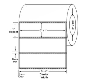Centurion Centurion Quattro Rx Labels DTL3723PH - 4.0 Roll