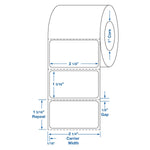 Centurion General LIS Direct Thermal Laboratory 2-1/8" x 1-3/16" Labels DTL3785 - 4.0 Roll