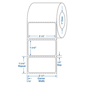 Centurion General LIS Direct Thermal Laboratory 2-1/8
