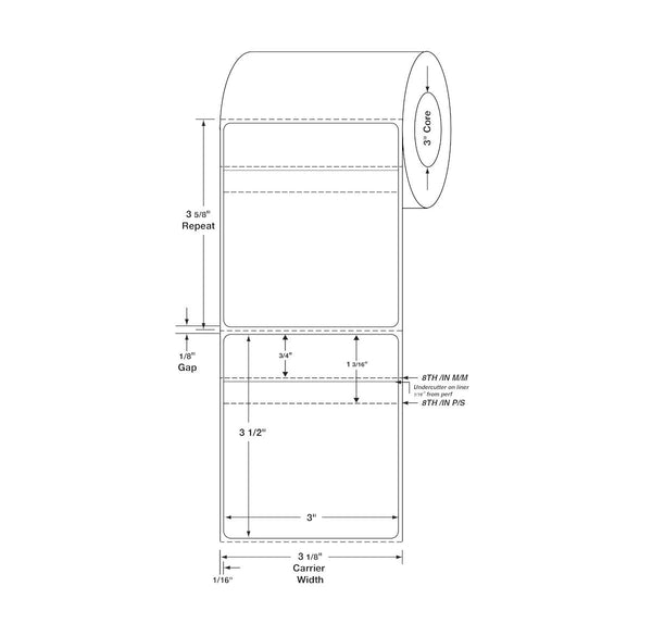 Quattro Rx Label Centurion Centurion Quattro Rx Labels DTL3790PH - 4.0 Roll – RPS MedCare