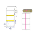 Centurion General LIS Direct Thermal Laboratory 2" x 1-1/4" Labels DTL3877YS - 10.0 Roll