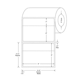 Centurion Centurion Quattro Rx Labels DTL3915PHYB - 4.0 Roll