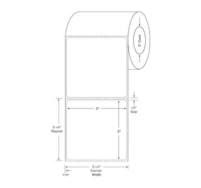 Centurion Centurion Quattro Rx Labels DTL409PH - 4.0 Roll