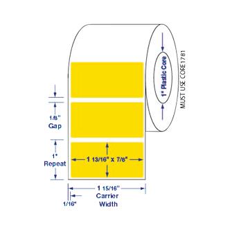 Centurion Centurion Yellow Labels DTL4212Y - 6.0 Roll - MDL-DTL4212Y