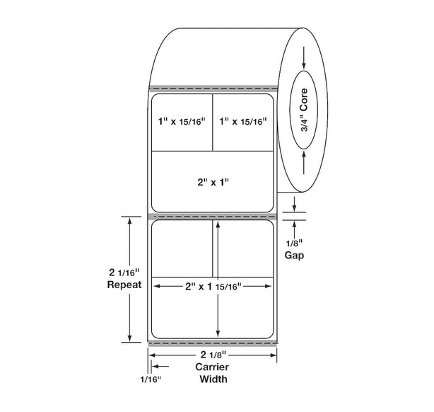 Centurion Centurion Labels with 3/4" Core DTL4230 36.0 Roll-MDL-DTL4230