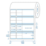 Centurion Sunquest / Misys Direct Thermal Laboratory Labels DTL424LB - 4.0 Roll