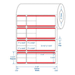 Centurion Sunquest / Misys Direct Thermal Laboratory Labels DTL424R - 4.0 Roll
