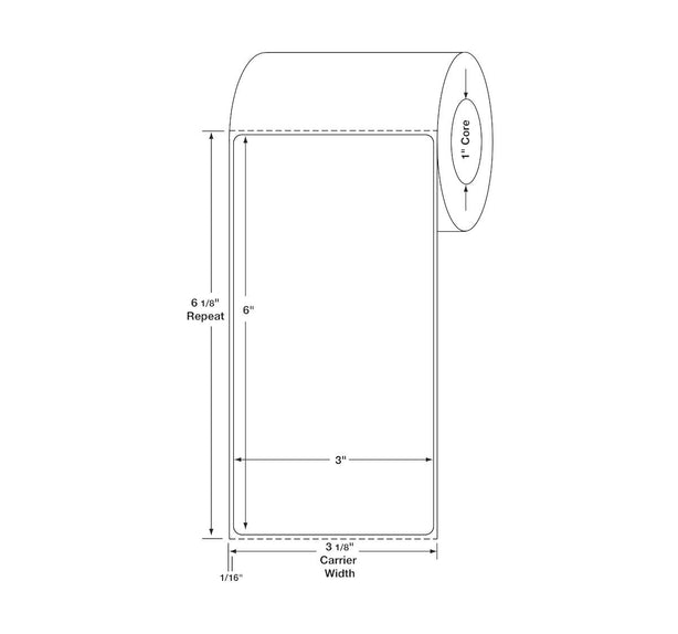 Centurion Centurion White Labels DTL4281 8.0 Roll-MDL-DTL4281