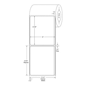 Centurion Centurion Piggyback Labels DTL4294 4.0 Roll-MDL-DTL4294