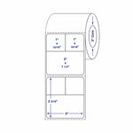Centurion Blank Labels - DTL4316 - 4 Roll - MDL-DTL4316