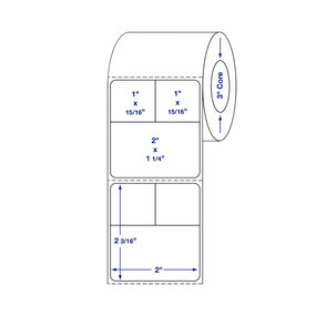 Centurion Blank Labels - DTL4316 - 4 Roll - MDL-DTL4316
