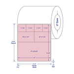 Medline Custom Labels - DTL4416LP - 4 Roll - MDL-DTL4416LP
