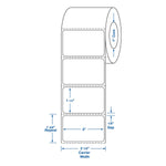 Centurion General LIS Direct Thermal Laboratory 2" x 1-1/4" Labels DTL452 - 8.0 Roll