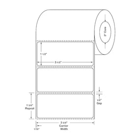 Centurion Centurion Quattro Rx Labels DTL458PH - 4.0 Roll