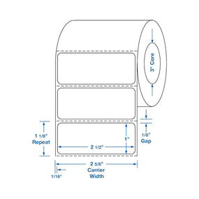 Centurion General LIS Direct Thermal Laboratory 2-1/2
