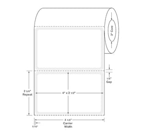 Centurion Centurion Quattro Rx Labels DTL499PHB - 4.0 Roll