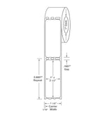Centurion Blank Labels - DTL509 - 90 Roll - MDL-DTL509
