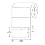 Centurion Blank Labels - DTL525 - 8 Roll - MDL-DTL525