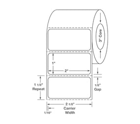 Centurion Blank Labels - DTL549 - 8 Roll - MDL-DTL549