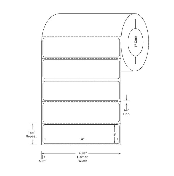 Quattro Rx Label Centurion Centurion Quattro Rx Labels DTL638PH - 12.0 Roll – RPS MedCare