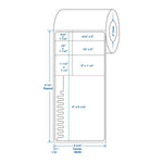 Centurion Centurion Self Shred Plus Labels DTL670SS - 4.0 Roll