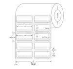 Centurion Centurion Yellow Border Labels DTL690 - 4.0 Roll