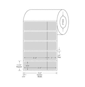 Centurion Labels: Direct Thermal Printer Label, 3-1/2
