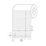 Centurion Labels: Direct Thermal Printer Label, 3-1/2" x 15/16", 5000/Roll, Yellow DTL718Y - 4.0 Roll - MDL-DTL718Y