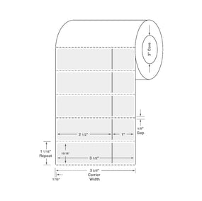 Centurion Labels: Direct Thermal Printer Label, 3-1/2