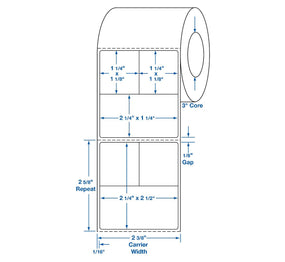 Centurion General LIS Direct Thermal Laboratory 2-1/4